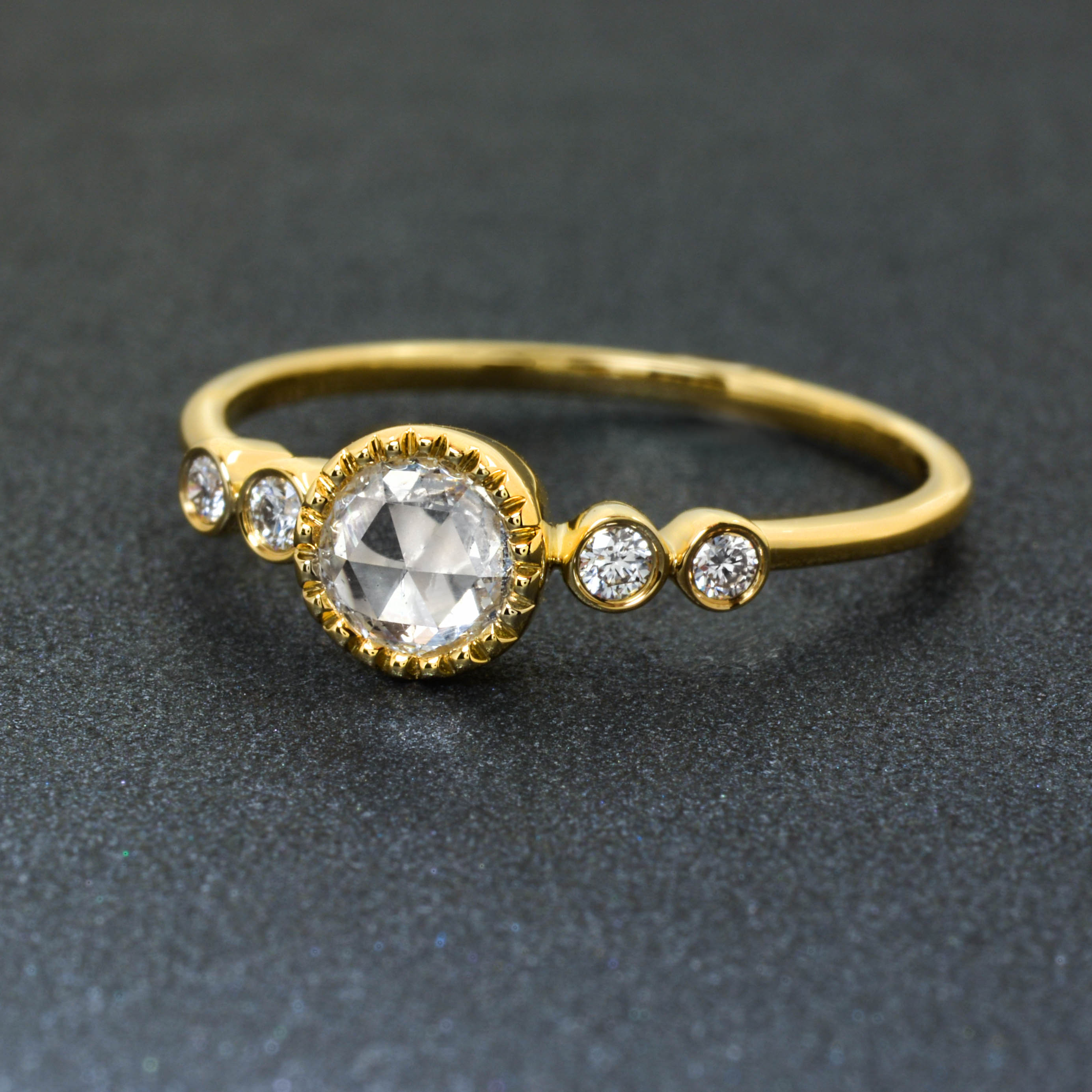 Mauli Jewels Engagement Rings for Women 1.00 Carat Diamond Engagement Ring  4 Prong-Setting 14K Solid Rose & Yellow Gold - Walmart.com